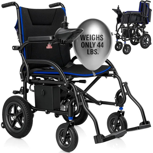 Ultralight Foldable Electric Wheelchair For Adults Mobility Aid