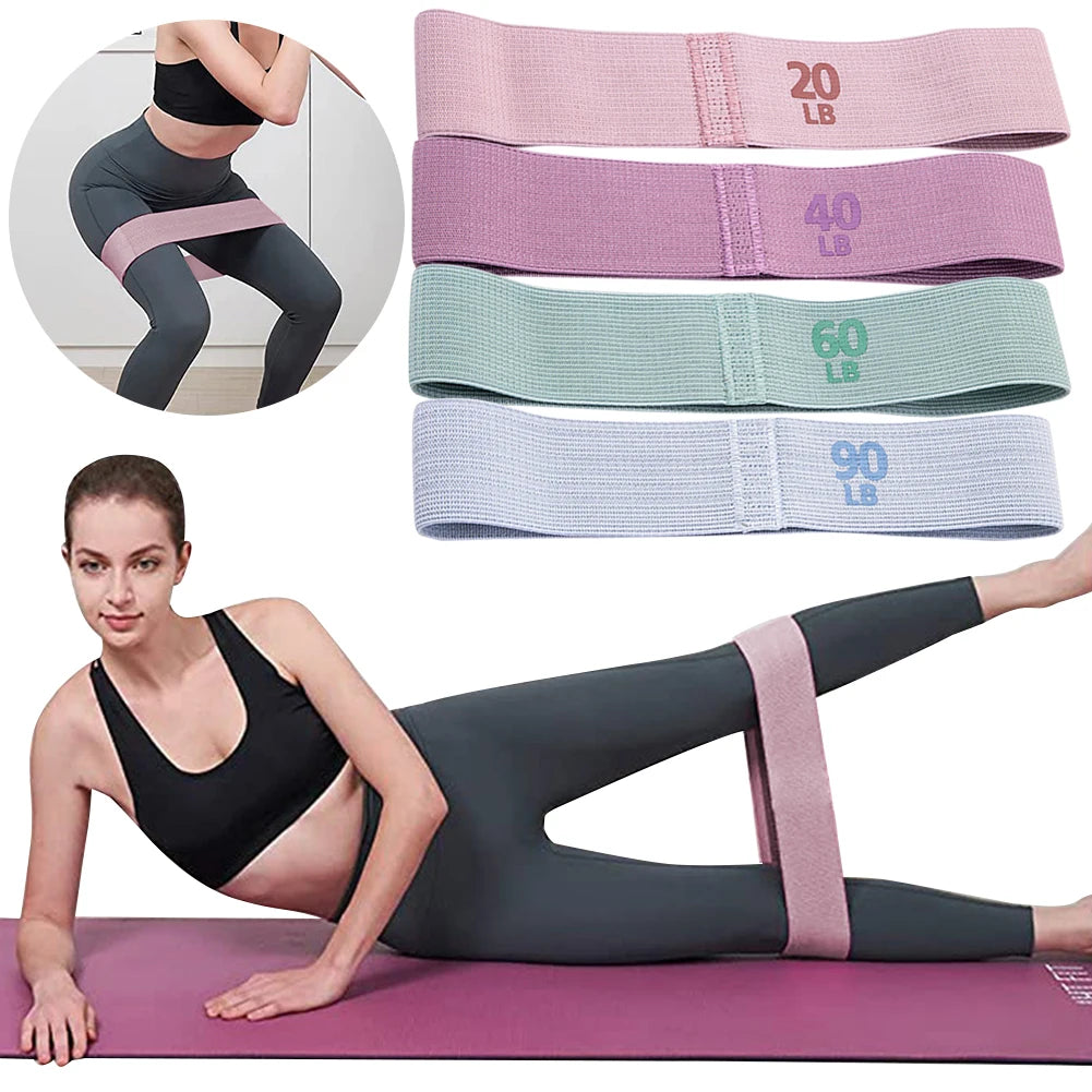 Sikiwind Hip Resistance Bands Anti Slip Fitness Strips Glute Thigh