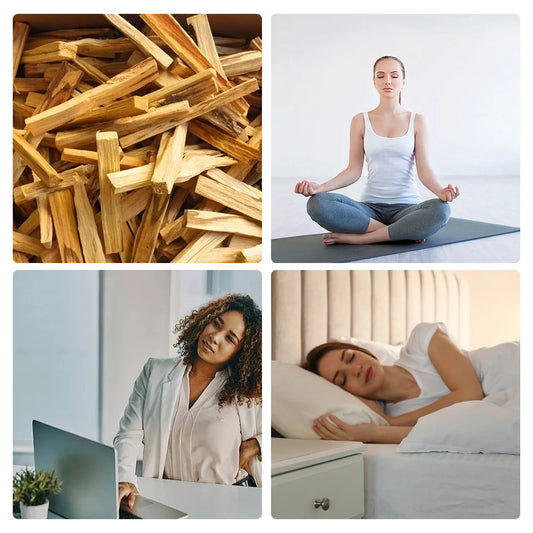 MOJOYCE Palo Santo Incense Sticks Natural Purifying Healing For Meditation