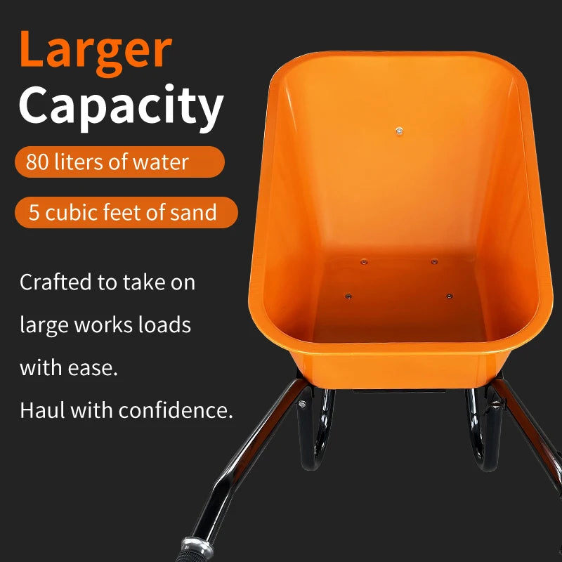 Electric Battery Powered Unicycle Dump Truck 330 Lb Load Capacity