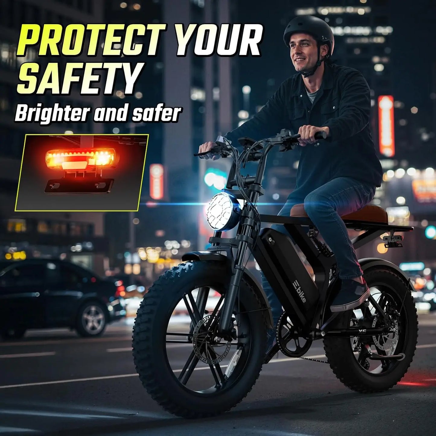 Electric Bike For Adults Peak 1500W Motor 30MPH Fat Tire